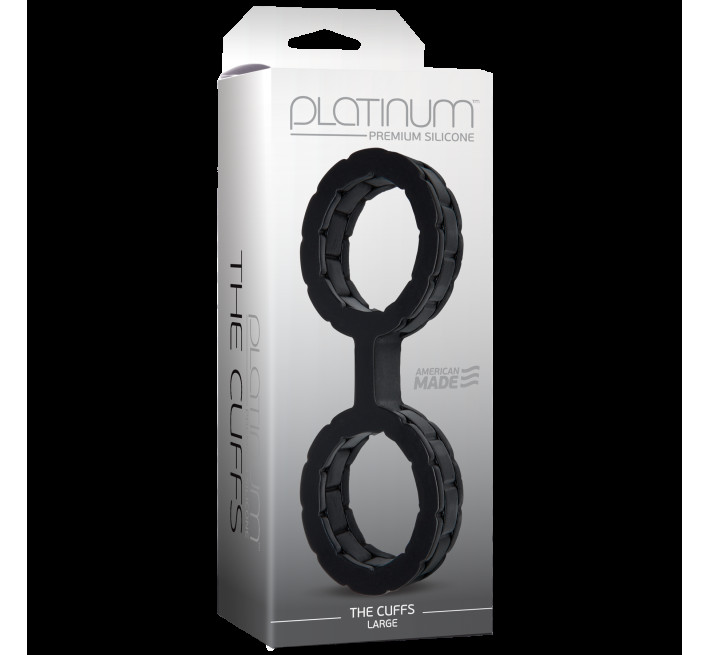 Наручники силіконові Doc Johnson The Cuffs Large Чорні