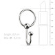 Уретральна вставка з кільцем Sinner Gear Unbendable - Sperm Stopper Solid, діаметр кільця 2,6см