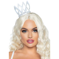 Корона зі стразами Leg Avenue Faux rhinestone die cut crown, з резиночками для кріплення Корона зі стразами Leg Avenue Faux rhinestone die cut crown, з резиночками для кріплення