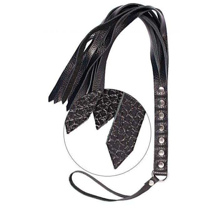 Флогер sLash S&M Fancy Leather Floger, Black