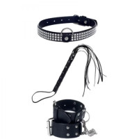 Набор БДСМ Medica Group Stifler's Collection 3 предмета, черный