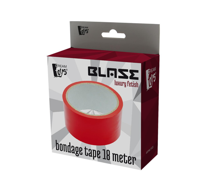 Бондажна стрічка Dreamtoys Blaze Bondage Tape 18 м Червона