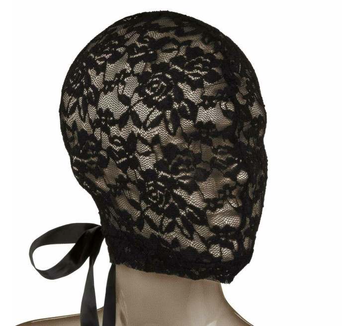 Маска на все лицо California Exotic, кружевная, черная