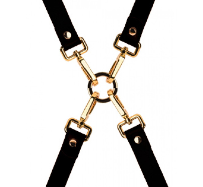 Хрестовина UPKO Bondage Boutique leather Hogtie, італійська шкіра
