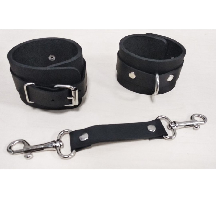 Наручники из кожи Feral Feelings - Hand Restraints Черные