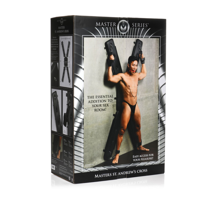 Андріївський хрест Master Series: St. Andrew's Cross, кріпиться на стіну