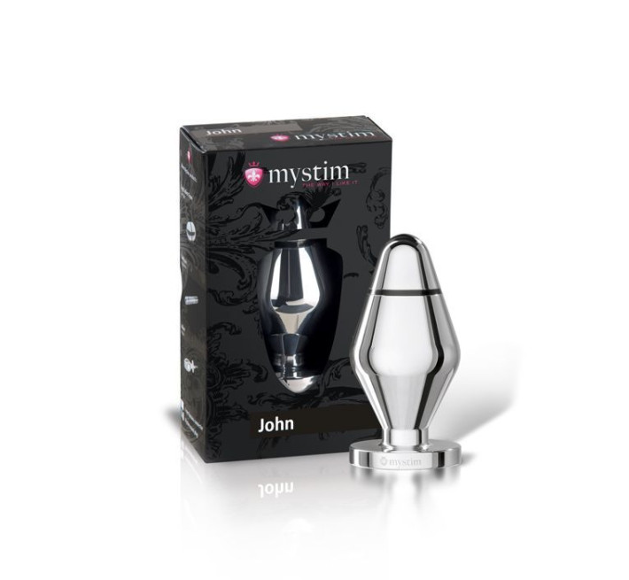 Металлическая анальная пробка Mystim John для электростимулятора