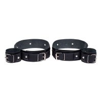 Фіксатор для зап'ястей та стегон sLash Fixation Me Thigh, Smooth Black