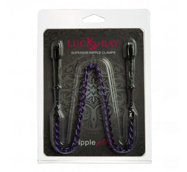 Зажимы на соски Lucky Bay Nipple play Фиолетовые