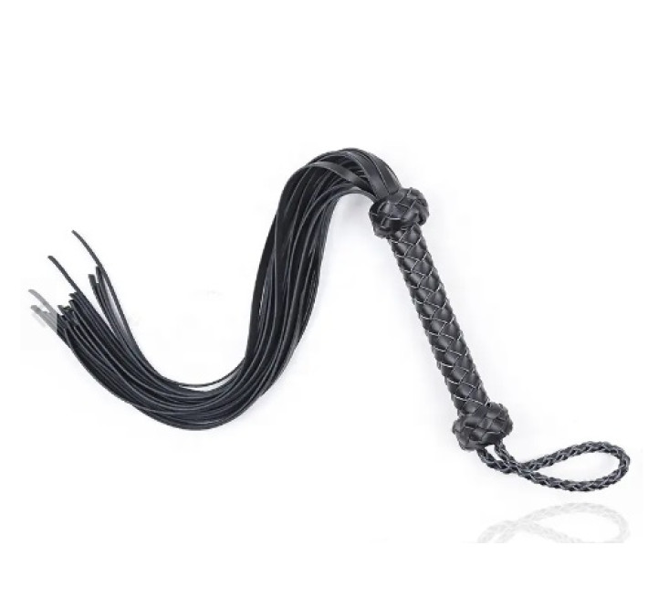 Флоггер DS Fetish Leather flogger black 69 см