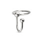Уретральна вставка з кільцем Sinner Gear Unbendable - Sperm Stopper Solid, діаметр кільця 2,6см