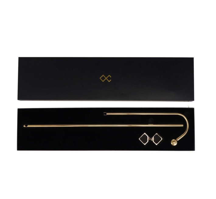 Анальный крюк LOCKINK Golden Adjustable Anal Hook Set