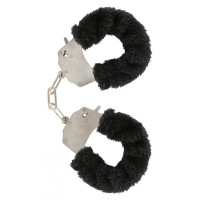 Наручники з хутром Toy Joy Furry fan cuffs Чорні