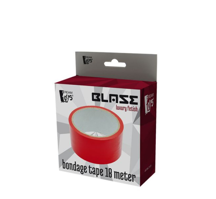 Бондажна стрічка Dreamtoys Blaze Bondage Tape 18 м Червона