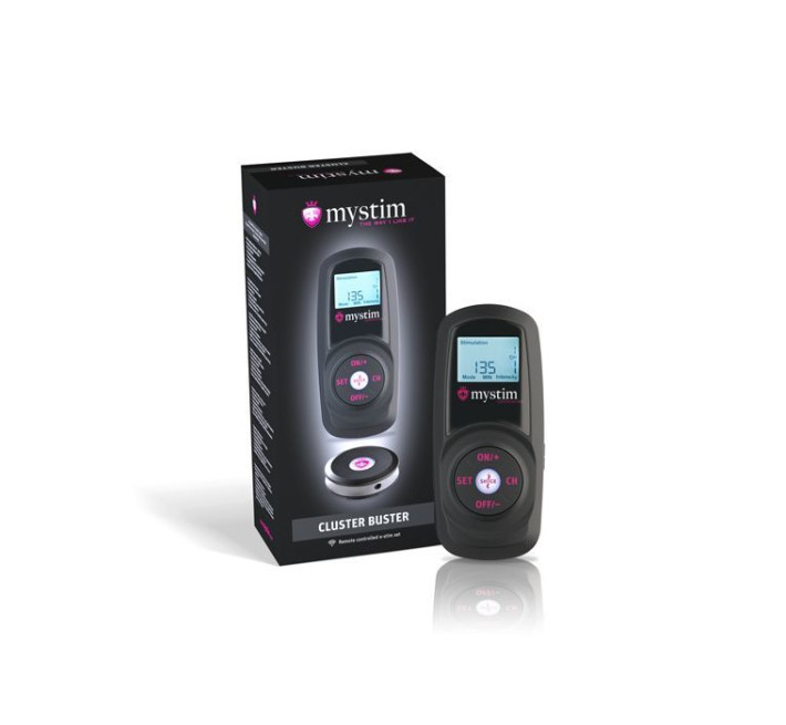 Електростимулятор Mystim Cluster Buster 8 каналів, 12+5 програм, бездротове керування