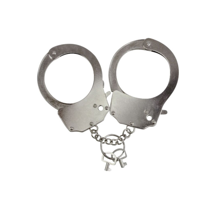 Наручники металеві Adrien Lastic Handcuffs Metallic