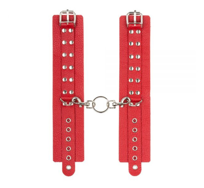 Наручники sLash Leather Rastraints Hand Cuffs, Red