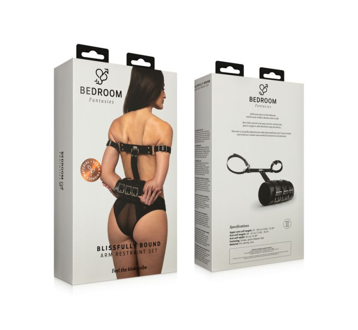 Фіксатор Bedroom Fantasies Blissfully Bound Arm Restraint Set - Black