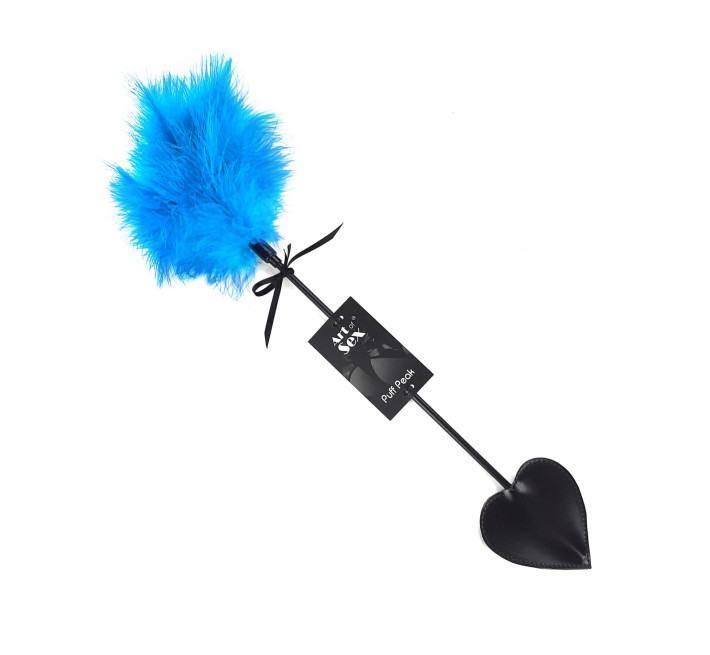 Лоскітка зі шльопалкою Піка Art of Sex – Puff Peak, блакитна