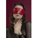 Маска кожаная закрытая Feral Feelings - Blindfold Mask красная