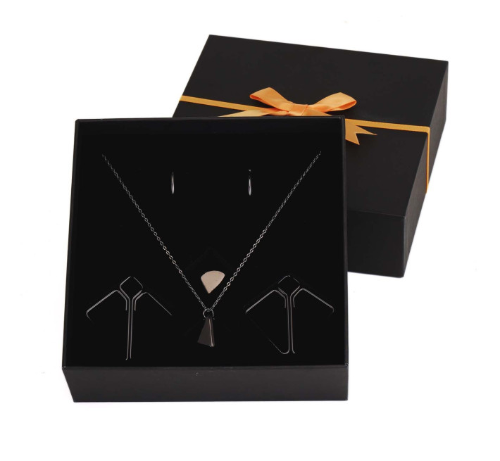 Затискачі для сосків з важкою підвіскою LOCKINK Nipple Clamps with Heavy Pendant - Grey