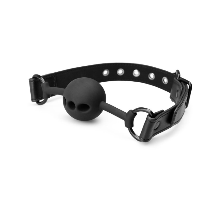 Повітропроникний кляп Bedroom Fantasies: Breathable Silicone Ball Gag, чорний