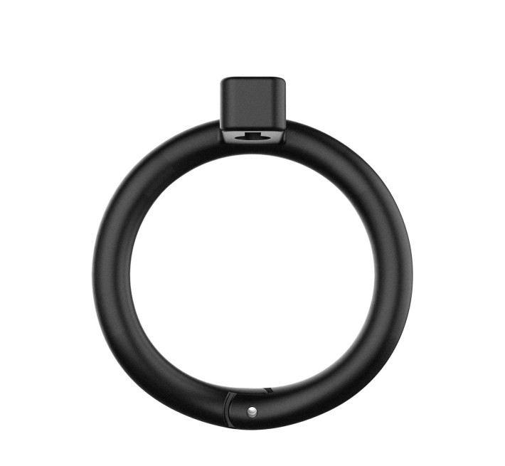 Клетка для пениса LOCKINK SEVANDA Plastic Penis Chastity Cage, черная, 3 кольца разных размеров