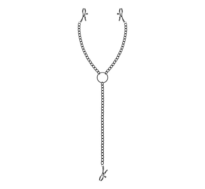 Зажимы для сосков и клитора Bedroom Fantasies: Nipple & Clitoral Clamps, черные