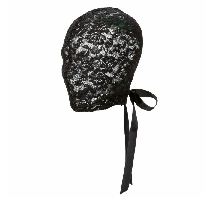 Маска на все лицо California Exotic, кружевная, черная