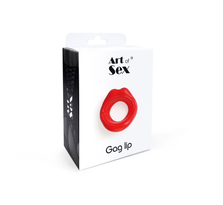 Кляп-расширитель в форме губ Art of Sex – Gag lip, красный