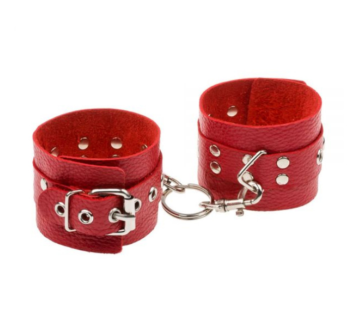 Наручники sLash Leather Rastraints Hand Cuffs, Red