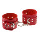 Наручники sLash Leather Rastraints Hand Cuffs, Red
