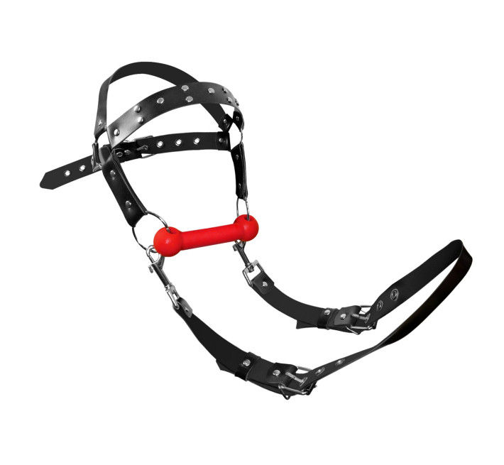 БДСМ кляп-упряжка Art of Sex - BDSM Gag Harness Pony