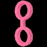 Наручники силіконові Doc Johnson The Cuffs Large Рожеві