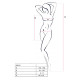 Сукня Passion BS033 white, сукня-сітка на бретелях, прозора
