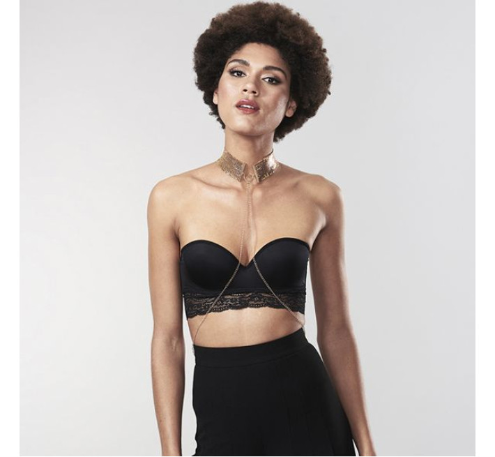 Прикраса Bijoux Indiscrets Desir Metallique Collar Золоті