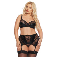 Комплект білизни SoftLine Joana Чорний XL