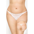 Трусики SoftLine G-String 2434 Plus Size XL/XXXL Білі