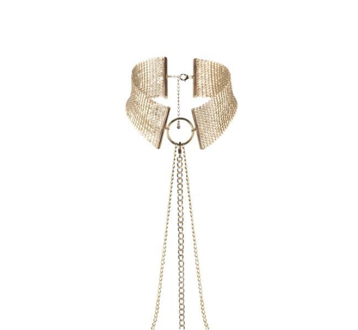 Прикраса Bijoux Indiscrets Desir Metallique Collar Золоті