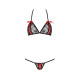Комплект белья Passion MELISSA BIKINI black XXL/XXXL