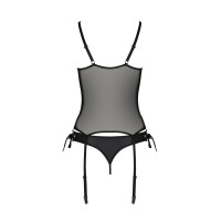 Корсет со шнуровкой Passion NESSY CORSET black XXL/XXXL