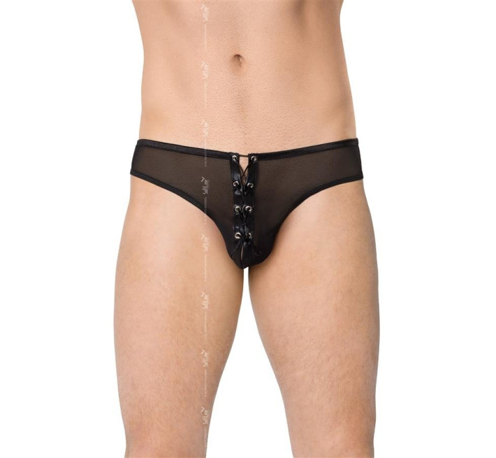 Чоловічі стрінги SoftLine Mens Briefs 4516 Чорний M/L