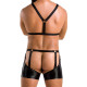 Комплект еротичної чоловічої білизни Passion 047 Set John black L/XL