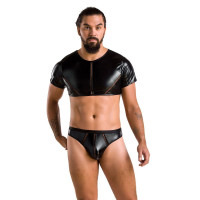 Комплект мужского белья под латекс Passion 057 Set Peter black XXL/XXXL