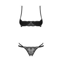 Комплект Obsessive Nutris 2-pcs crotchless set M/L
