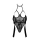 Боді Noir Handmade Kissable Sexy Kiss Body Black S/M