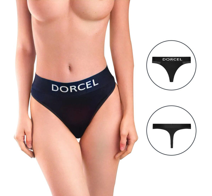 Трусики з кишенею для вібратора Dorcel PANTY LOVER L