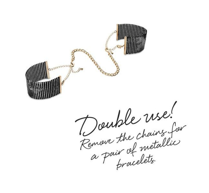 Наручники Bijoux Indiscrets Desir Metallique Handcuffs Черные
