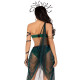 Эротический костюм Медузы Горгоны Leg Avenue Medusa Costume L, топ, юбка, нарукавники, украшения
