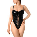 Сексуальне лаковане боді Art of Sex - Josephine чорне M